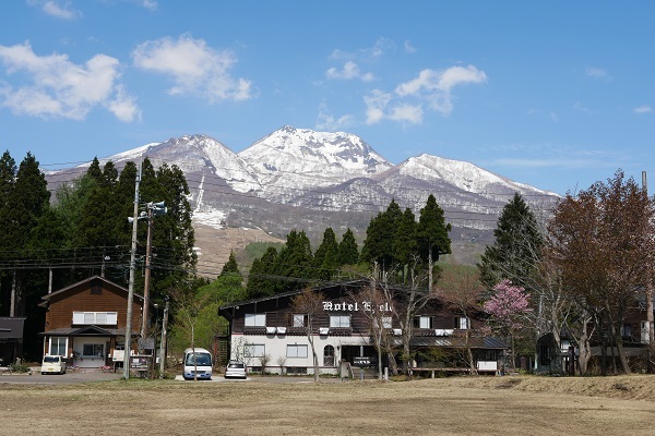 ⑤いもり池のバス停からの絵葉書写真